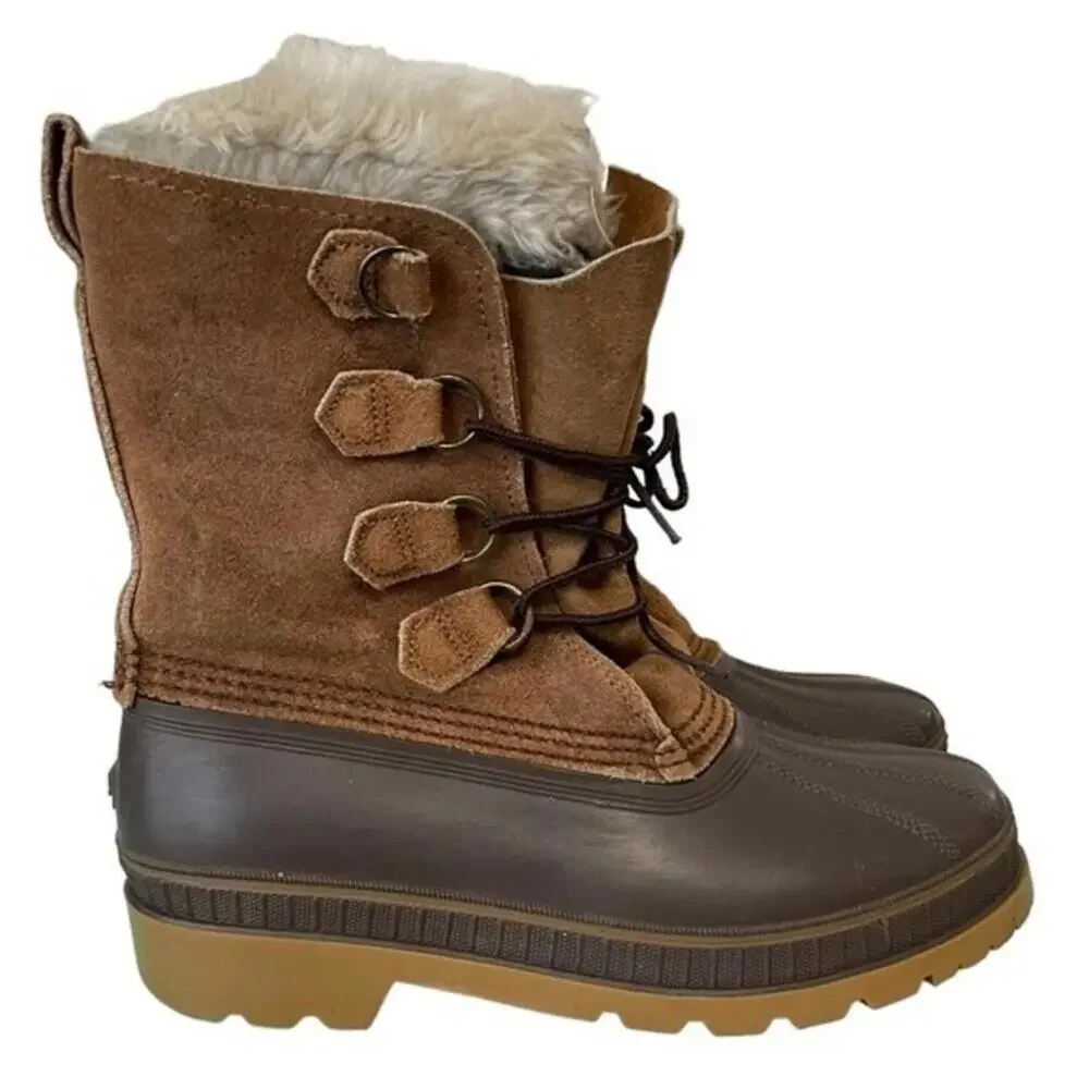 Men’s size 7‎ Sorel lined snow duck boots